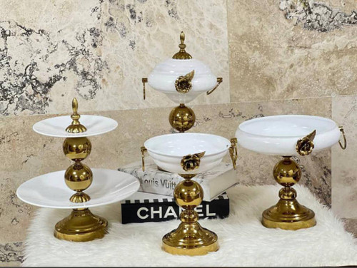 ست ظروف پذیرایی چهار عددی لیلیوم