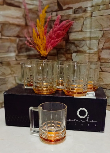 لیوان شش عددی شامپاینی دسته دار