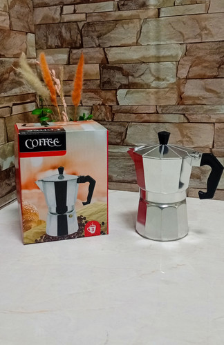 قهوه جوش سه کاپ آلومینیومی