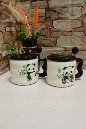 ماگ فانتزی وارداتی پاندا خوشحال کد ۱۱۱۷۰