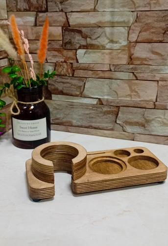 استند نظم دهنده چوبی تجهیزات قهوه