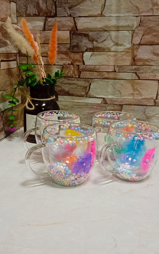 ماگ دوجداره پیرکس فانتزی