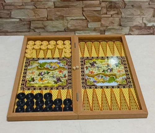 تخته نرد چوبی شاهکار