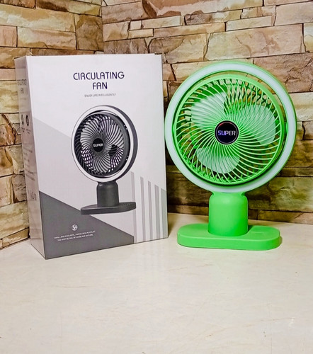 پنکه شارژی مهتابی دار